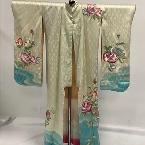 Authentic Japanese Furisode Kimono